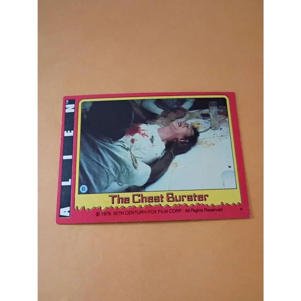 Vintage Collectible 1979 Alien Trading Card #61 20th Century Fox Raw Ungraded